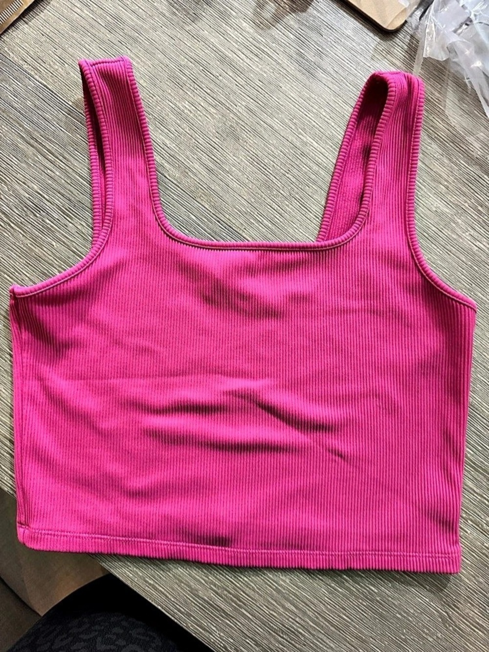 Wild Fable Pink Ribbed Tank Top Like New
